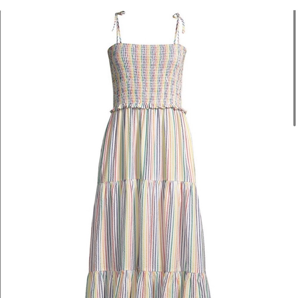 Solid & Striped The Indigo Striped Maxi - Rainbow
